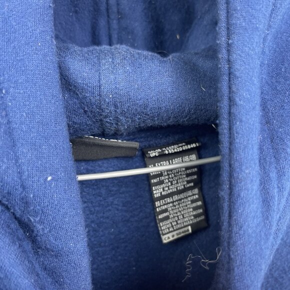 Vintage Starter UNC North Carolina Blue Fleece Hoodie Sweatshirt Size XL Read - Picture 11 of 16